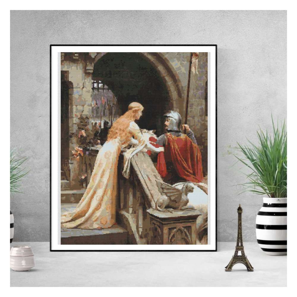 God Speed Counted Cross Stitch Kit Edmund Blair Leighton