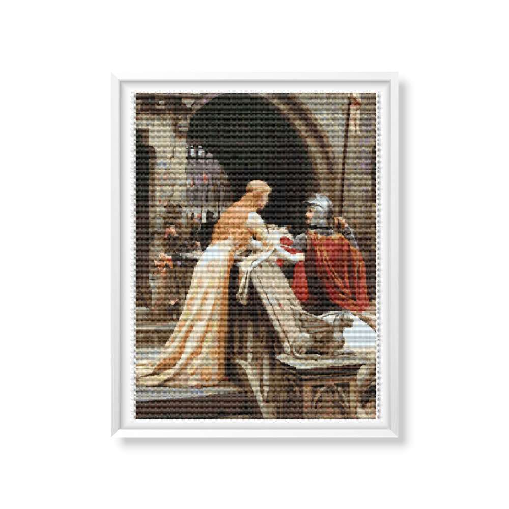 God Speed Counted Cross Stitch Pattern Edmund Blair Leighton