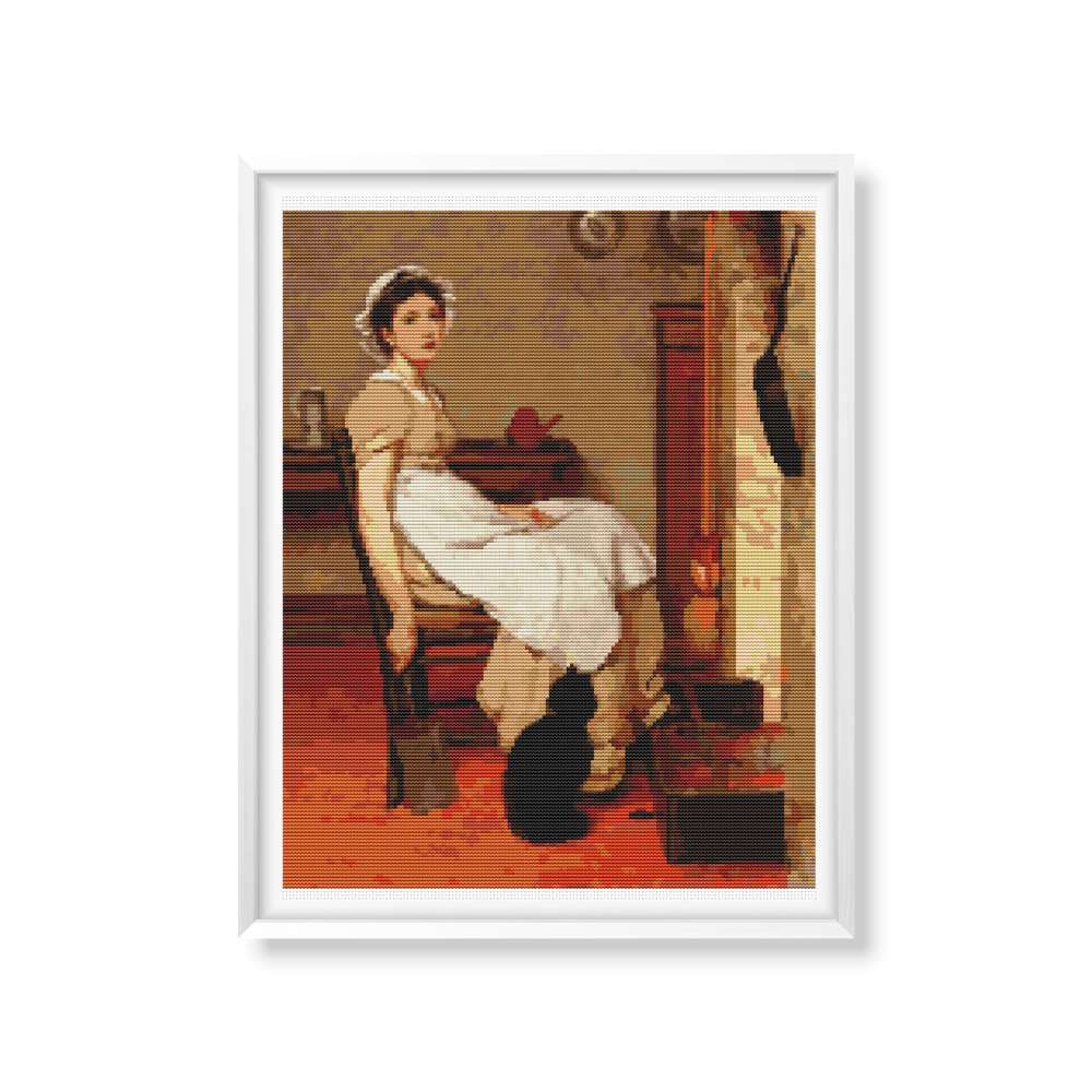 Her First Place Counted Cross Stitch Pattern G.D. Leslie