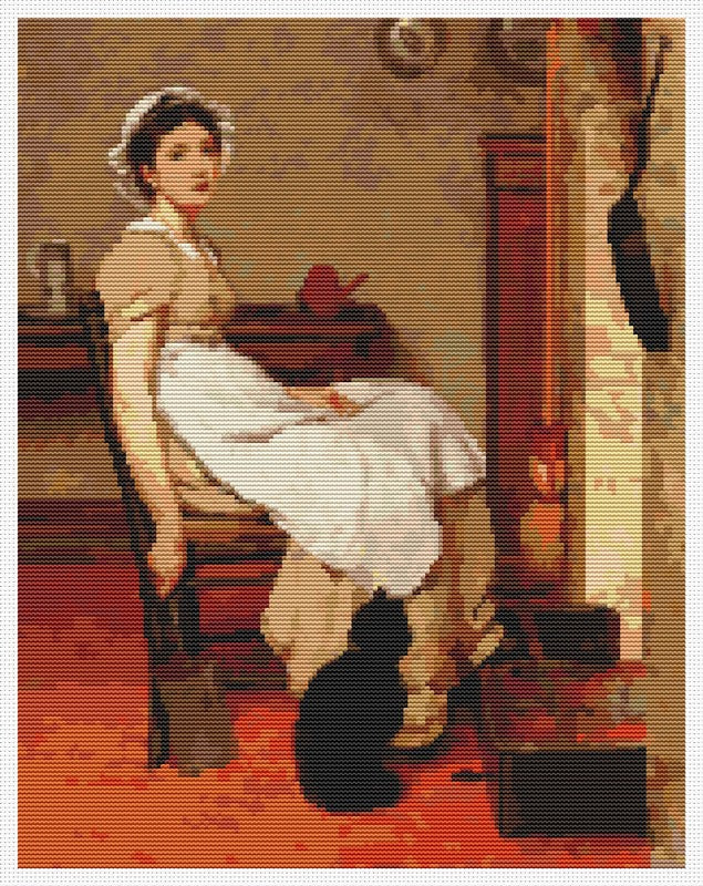 Her First Place Counted Cross Stitch Pattern G.D. Leslie