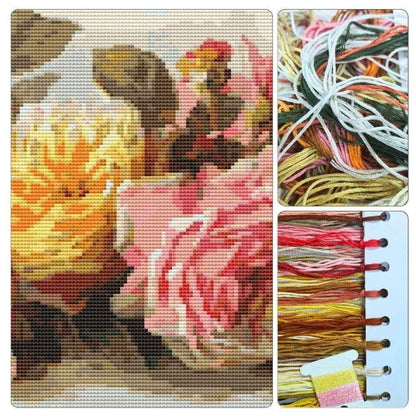 Just Too Sweet Cross Stitch Kit - Premium Cross Stitch Kit - Paul de Longpre