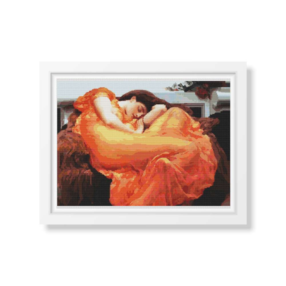Flaming June Counted Cross Stitch Kit Lord Frederic Leighton
