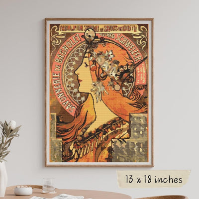 Savonnerie de Bagnolet Cross Stitch Pattern