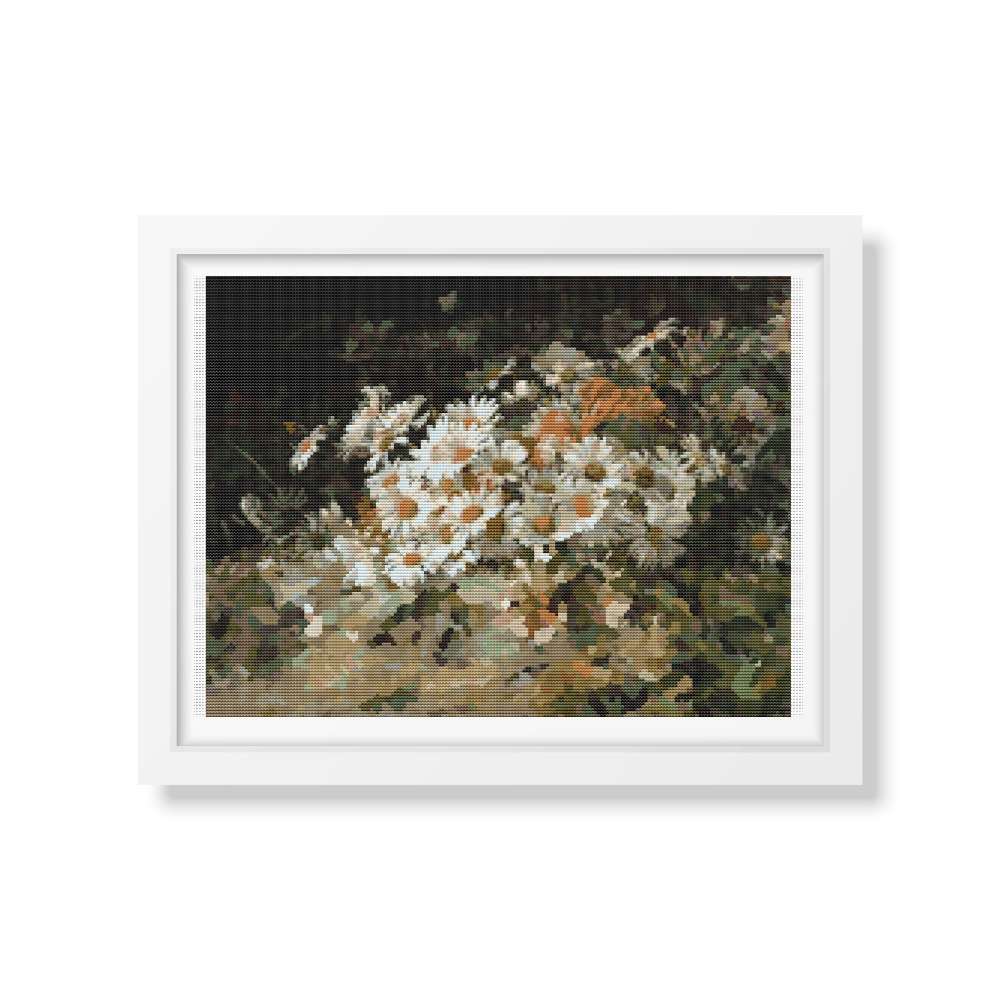 Wild Flowers Counted Cross Stitch Kit William Jabez Muckley