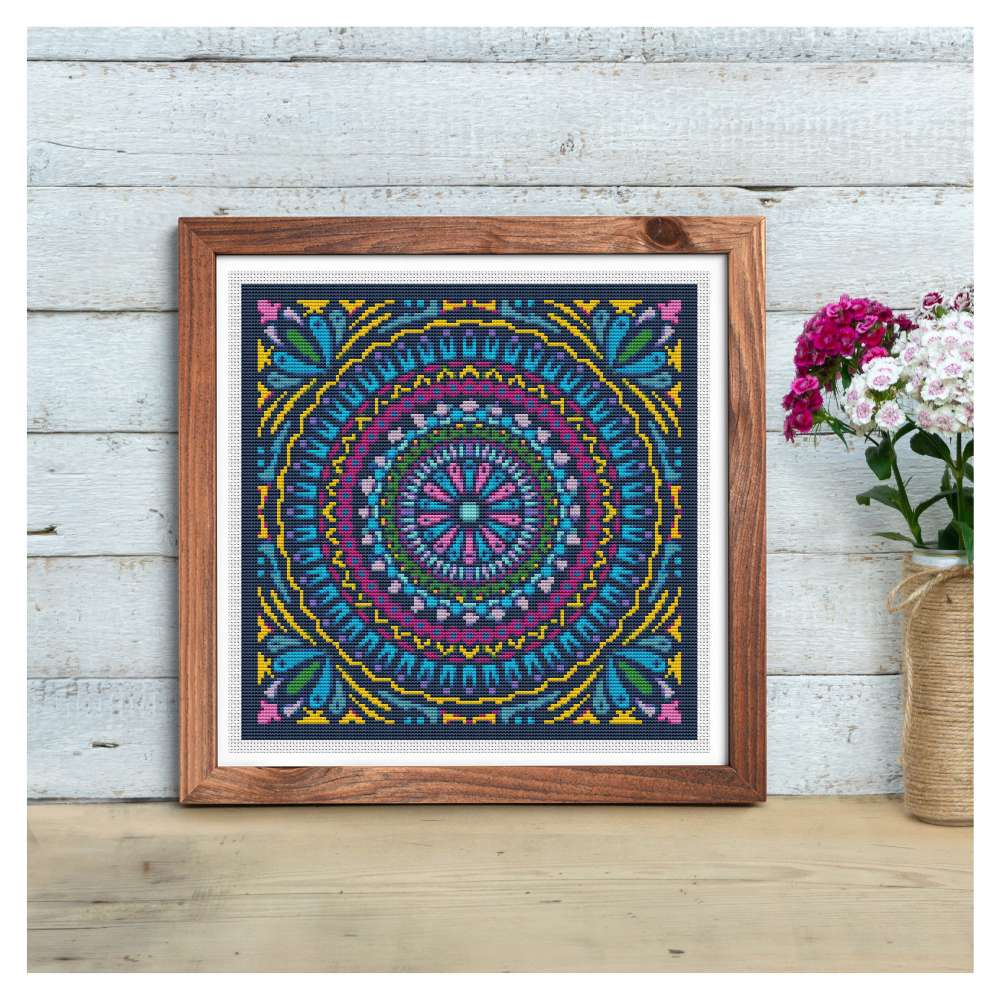 Dreams Mandala Counted Cross Stitch Kit The Art of Stitch