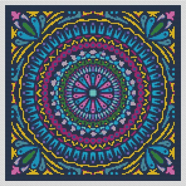 Dreams Mandala Counted Cross Stitch Kit The Art of Stitch