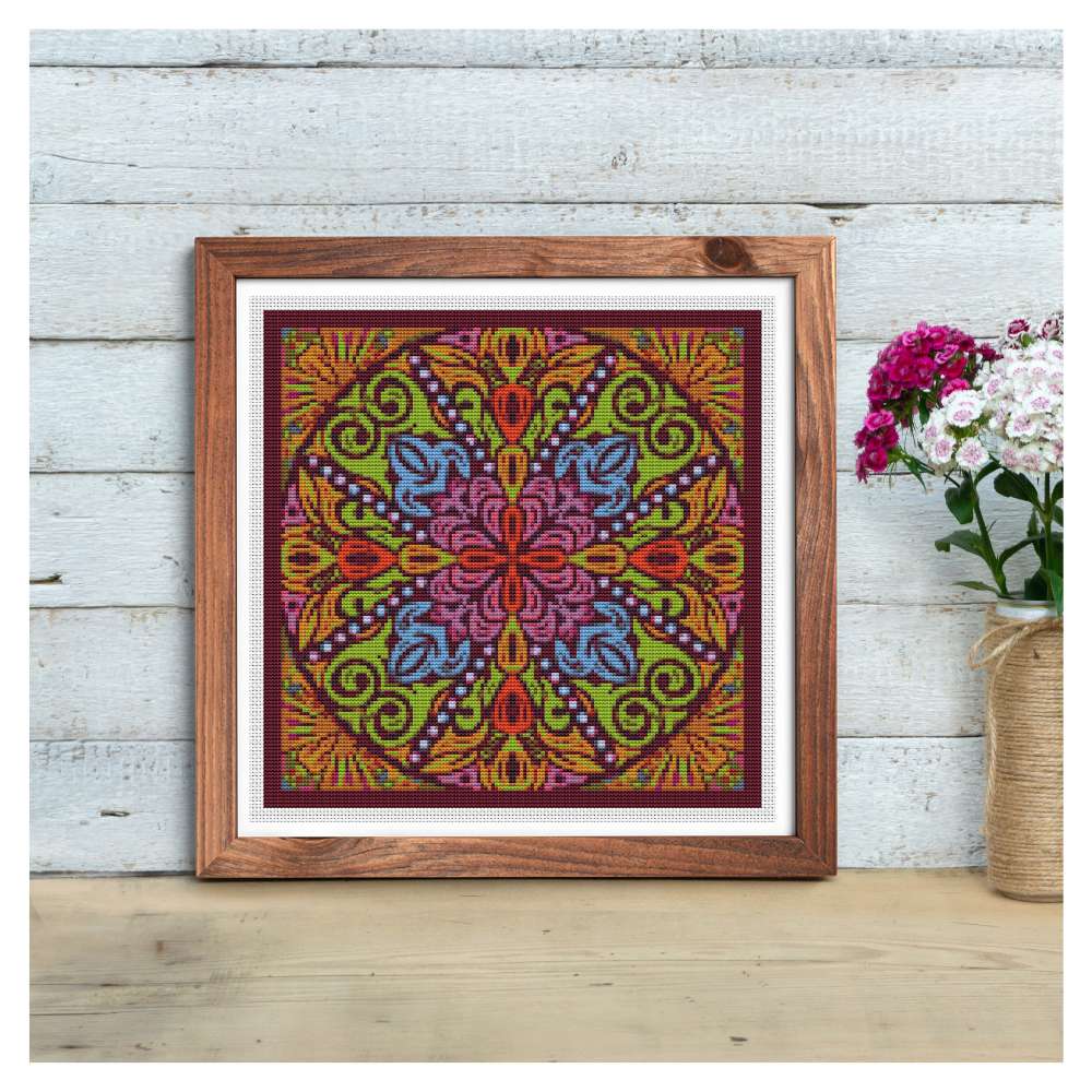 Memories Mandala Counted Cross Stitch Kit The Art of Stitch