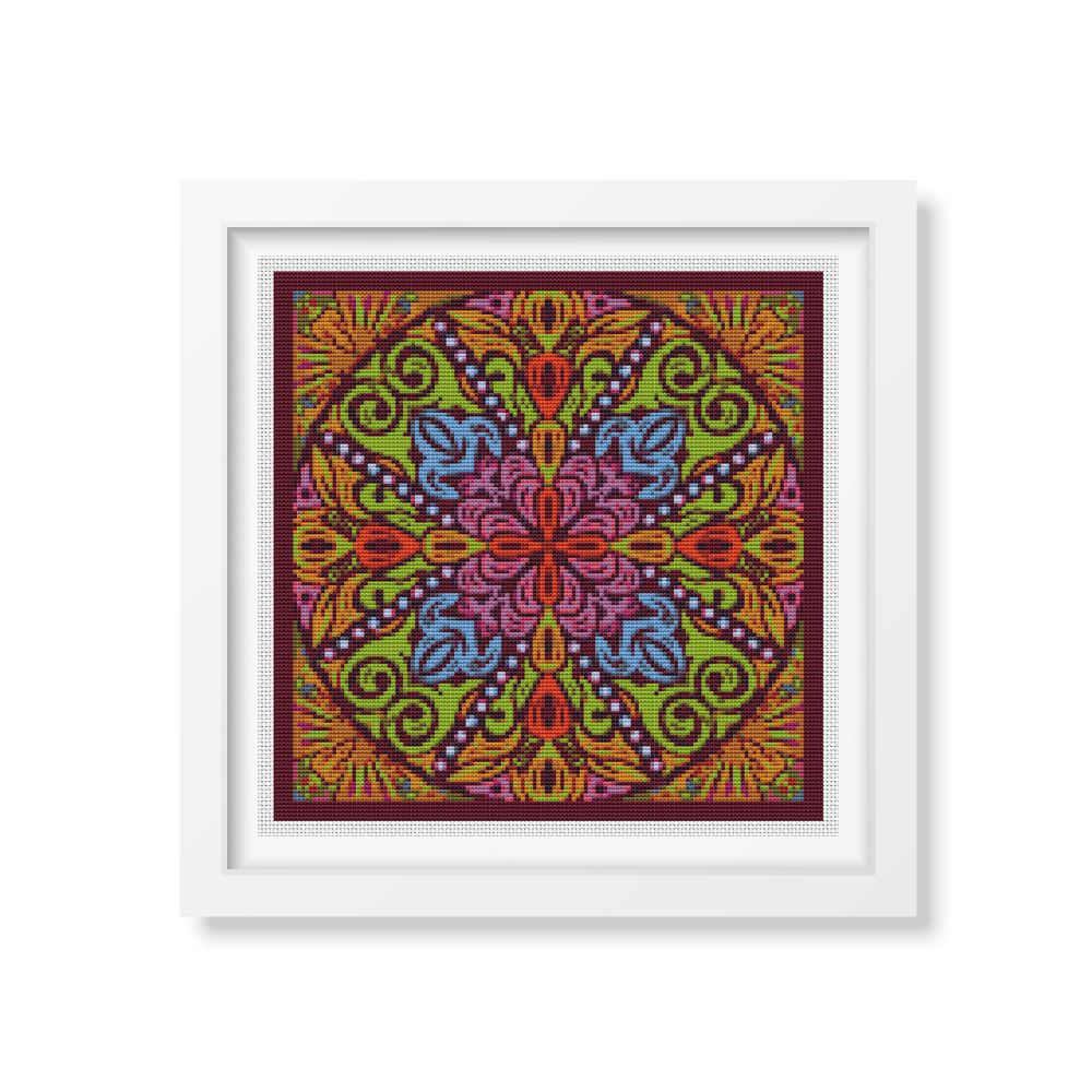 Memories Mandala Counted Cross Stitch Kit The Art of Stitch