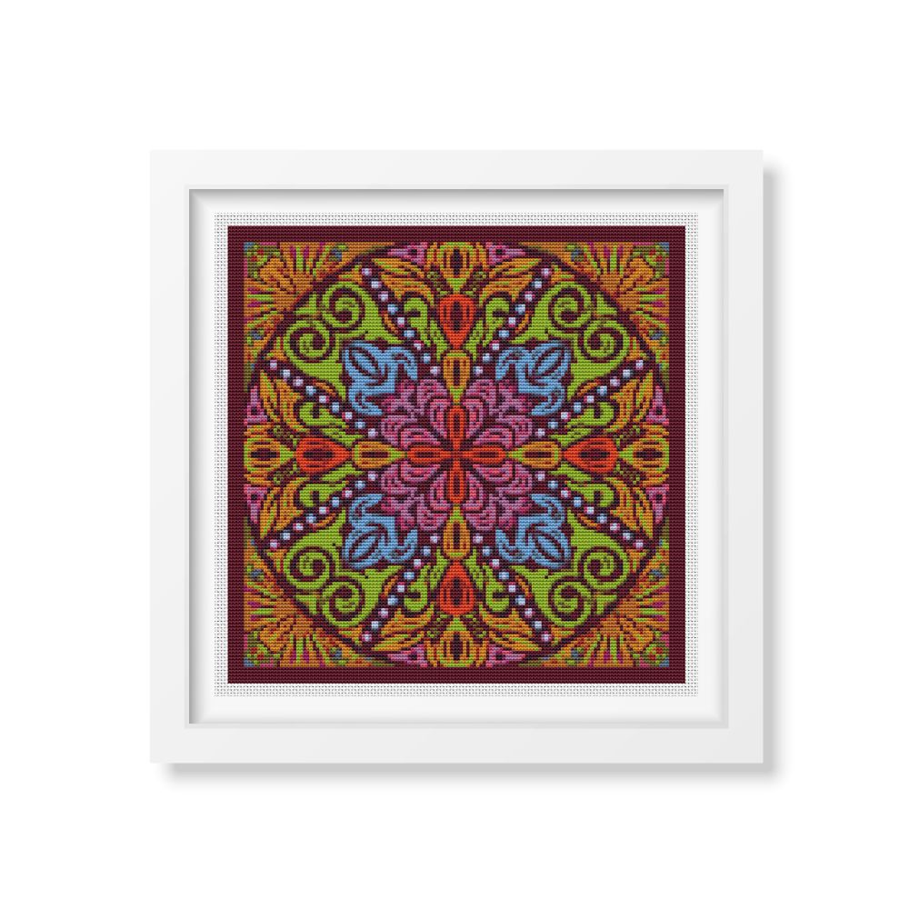Memories Mandala Counted Cross Stitch Pattern The Art of Stitch