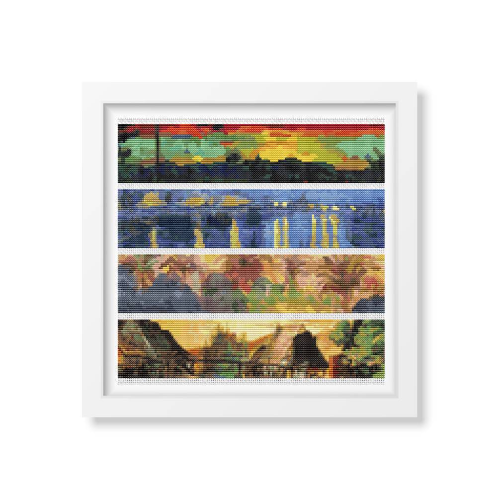 Panel Series featuring Landscapes Counted Cross Stitch Kit The Art of Stitch