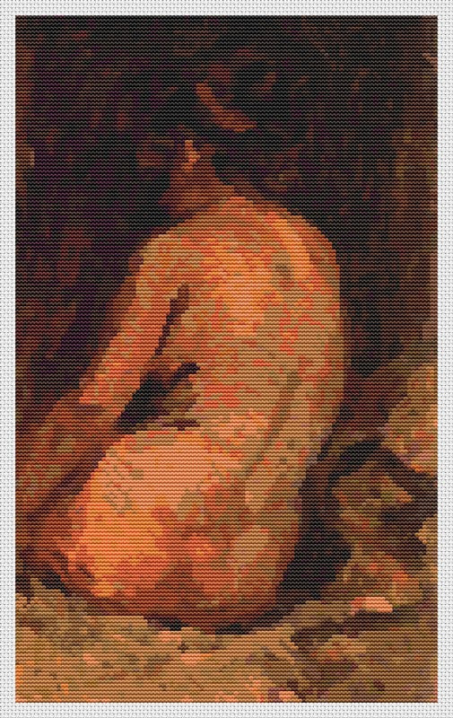 Female Nude from Back Counted Cross Stitch Pattern Pablo Picasso