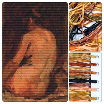 Female Nude from Back Cross Stitch Kit - Premium Cross Stitch Kit - Pablo Picasso