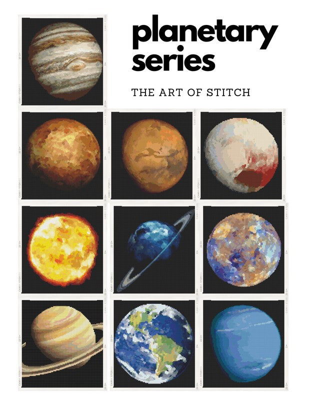 Planetary Series Cross Stitch Pattern The Art of Stitch