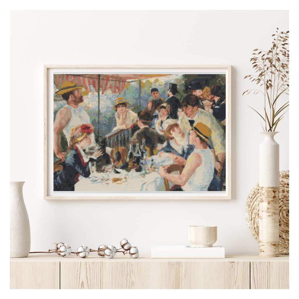 The Luncheon of the Boating Party Counted Cross Stitch Kit Pierre-Auguste Renoir