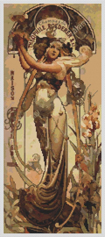 Champagne Counted Cross Stitch Kit Theophile Roederer