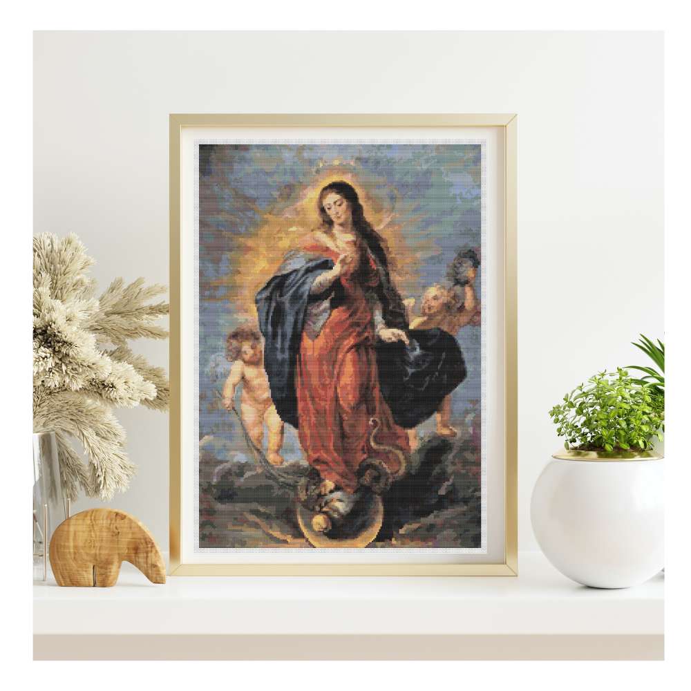 Immaculate Conception Counted Cross Stitch Kit Peter Paul Rubens