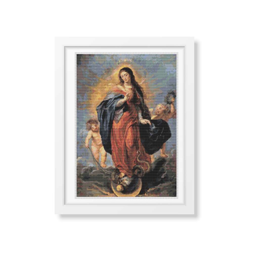 Immaculate Conception Counted Cross Stitch Kit Peter Paul Rubens
