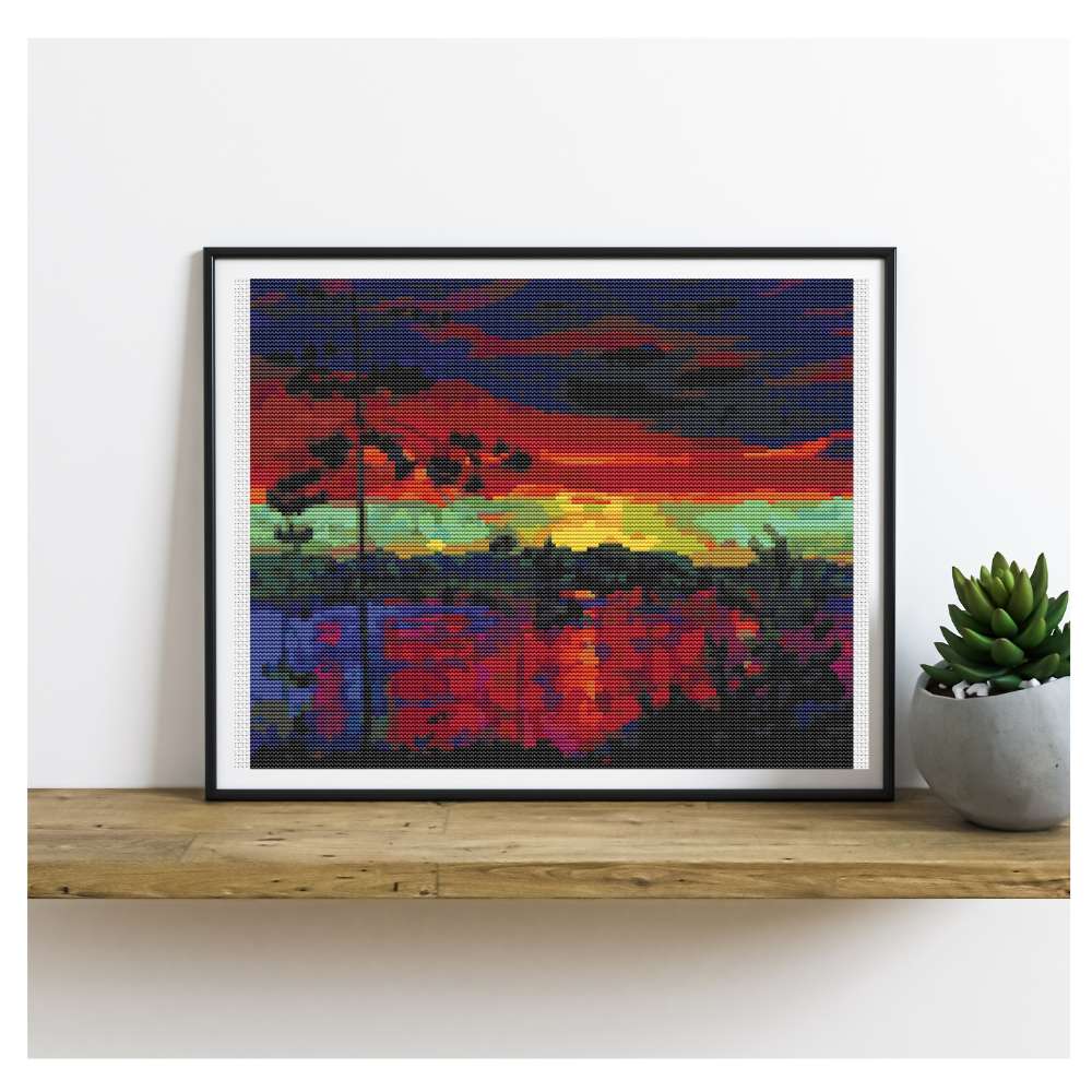 At Sunset Counted Cross Stitch Kit