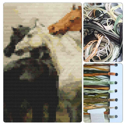 They'll Want Us Again Cross Stitch Kit (Partial Artwork) - Premium Cross Stitch Kit - Alfred William Strutt