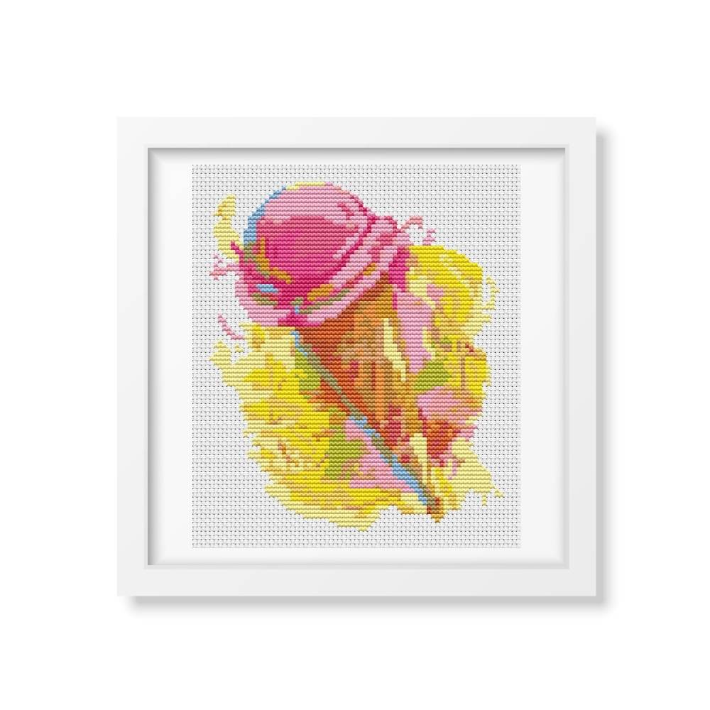 Ice Cream Counted Cross Stitch Pattern The Art of Stitch