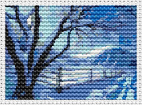 Wintry Day Counted Cross Stitch Kit The Art of Stitch