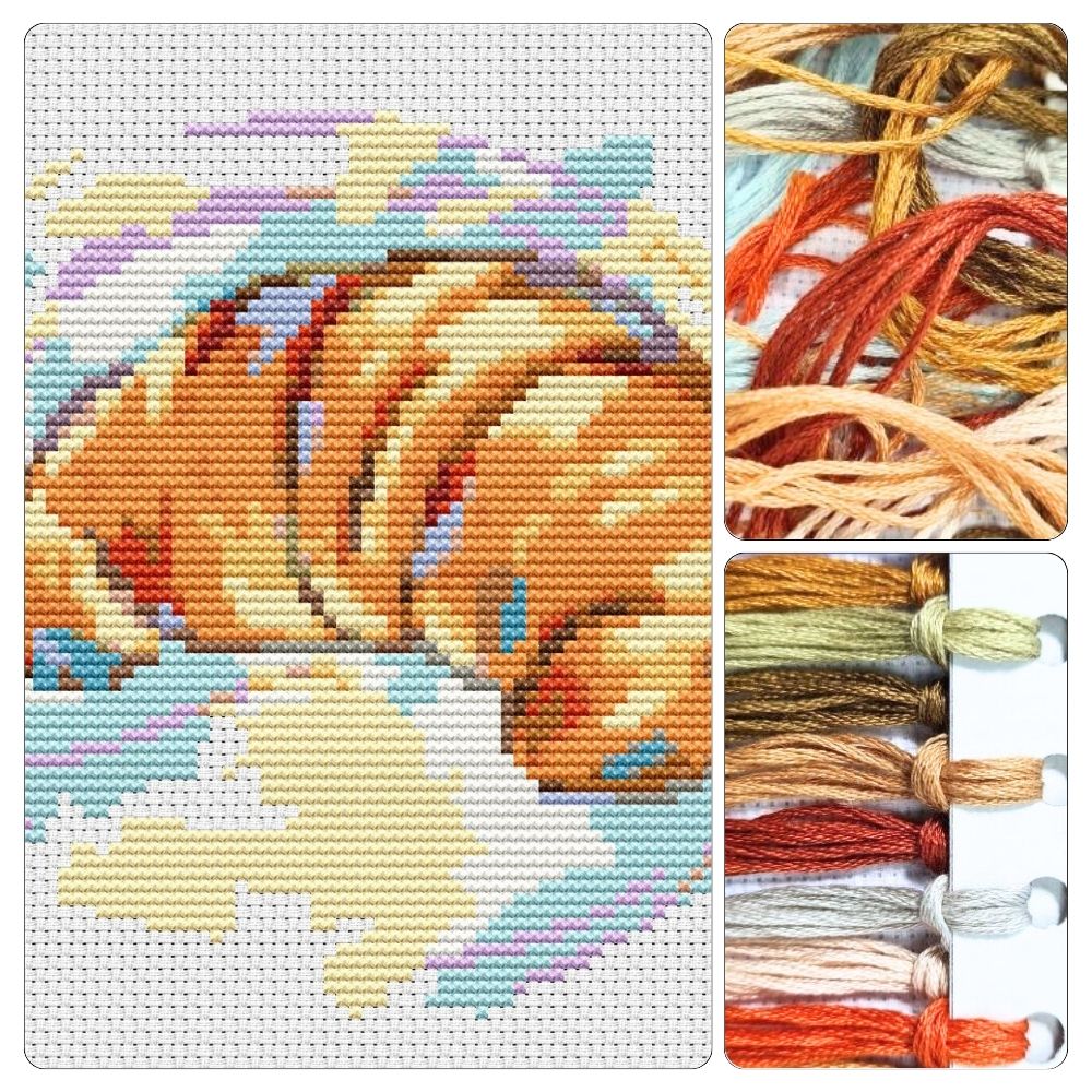 Croissant Counted Cross Stitch Kit The Art of Stitch