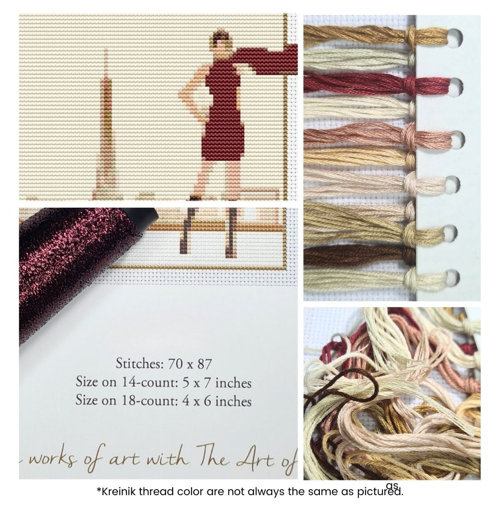 In Paris Counted Cross Stitch Kit The Art of Stitch