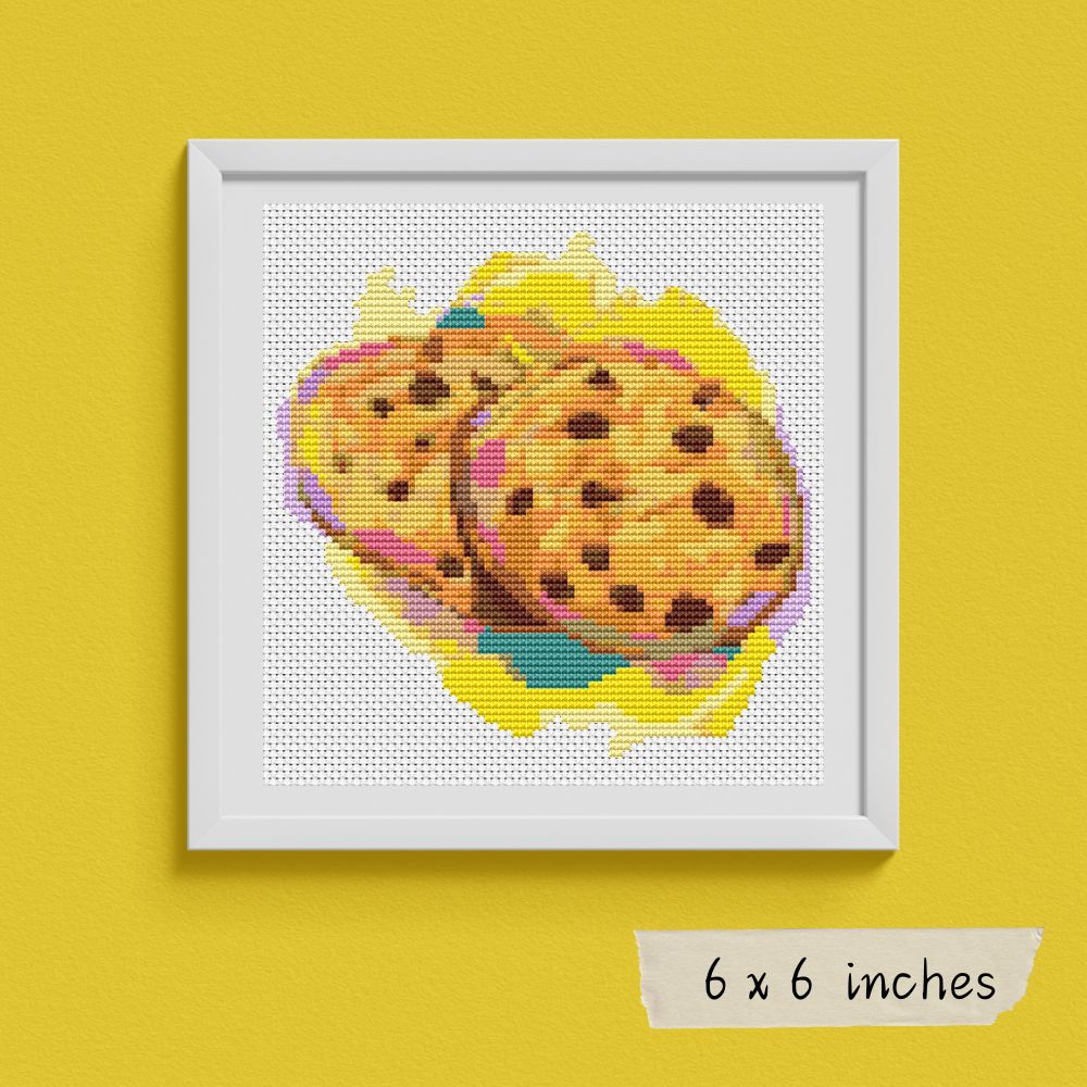 Chocolate Chip Cookies Counted Cross Stitch Pattern The Art of Stitch