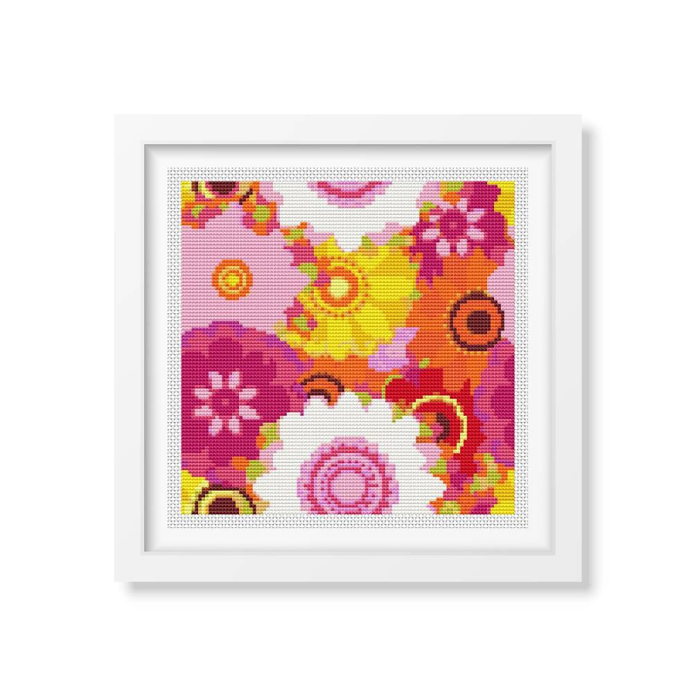 Summer Flowers Counted Cross Stitch Pattern The Art of Stitch