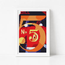 A Figure 5 in Gold Mini Cross Stitch Kit - Mini Cross Stitch Kit - Charles Demuth