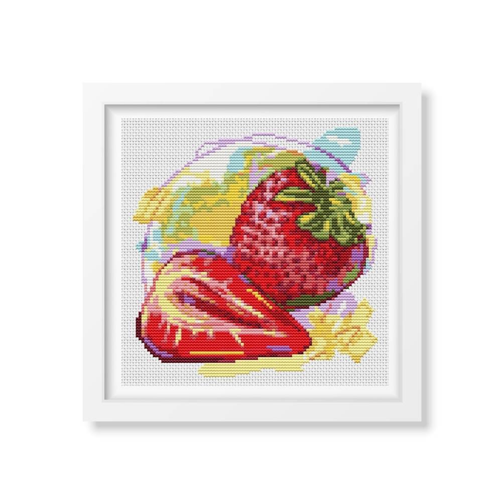 Fresh Strawberries Counted Cross Stitch Kit The Art of Stitch