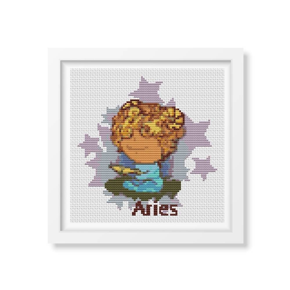Aries Counted Cross Stitch Kit The Art of Stitch