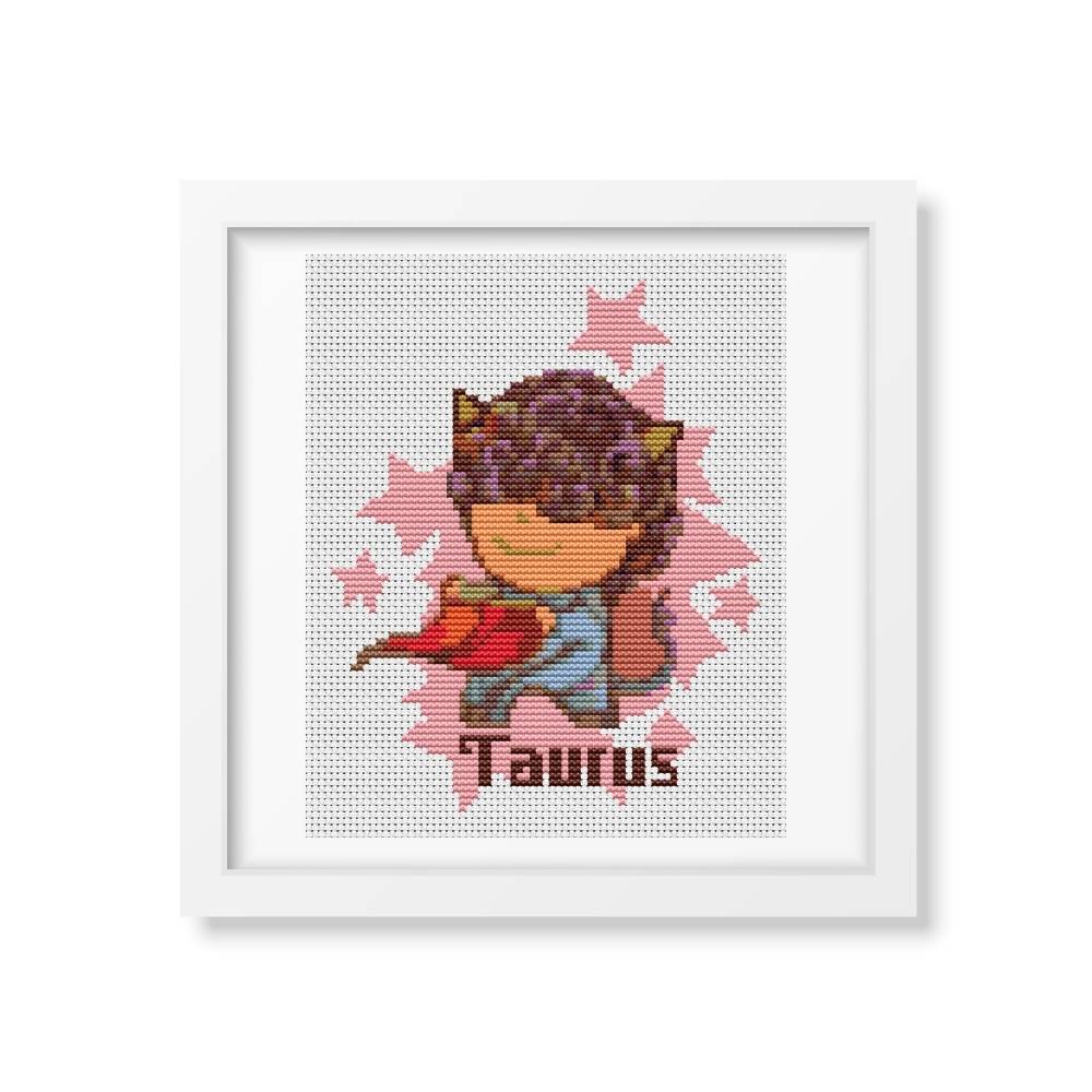 Taurus Counted Cross Stitch Pattern The Art of Stitch