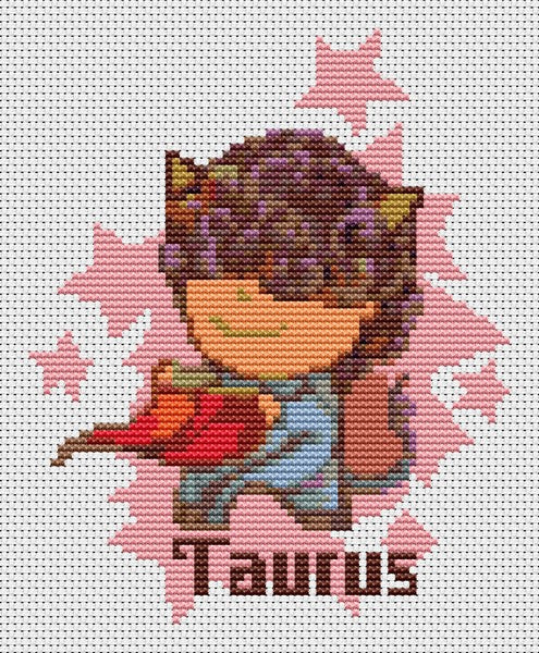 Taurus Counted Cross Stitch Kit The Art of Stitch