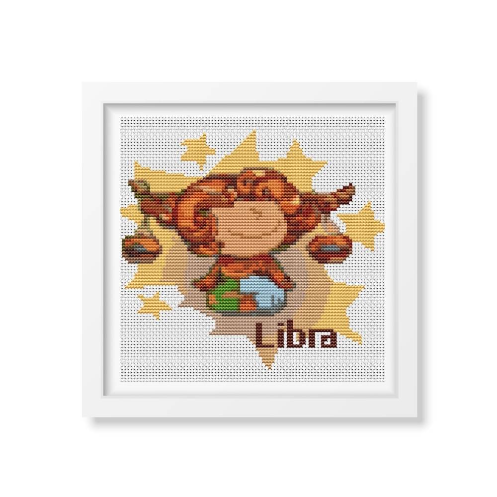 Libra Counted Cross Stitch Pattern The Art of Stitch