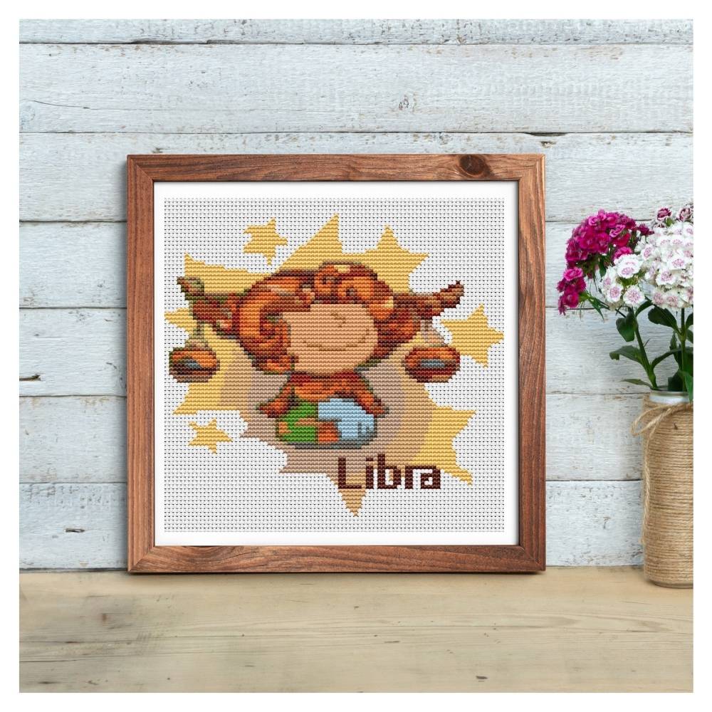 Libra Counted Cross Stitch Kit The Art of Stitch