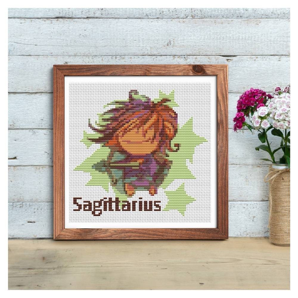 Sagittarius Counted Cross Stitch Kit The Art of Stitch