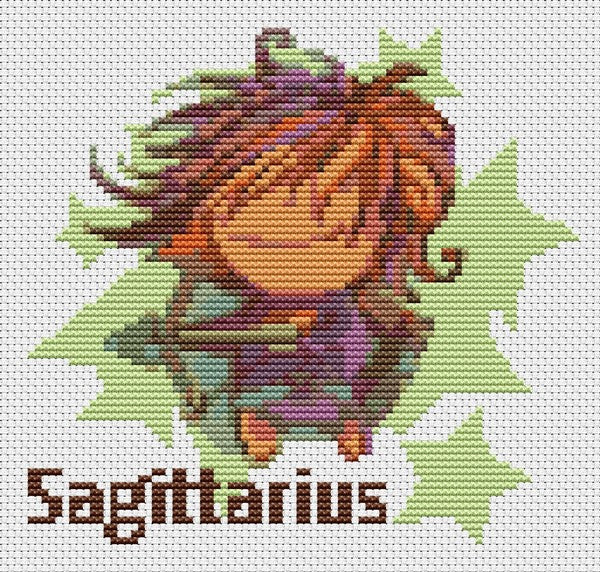 Sagittarius Counted Cross Stitch Kit The Art of Stitch