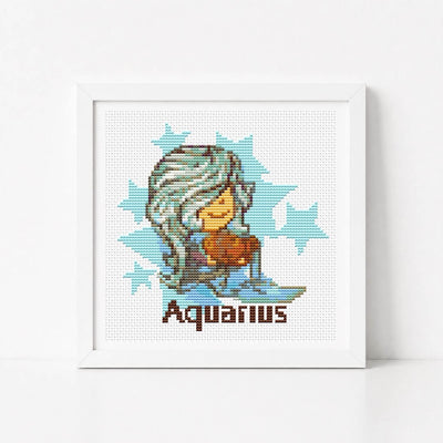 Aquarius Cross Stitch Kit