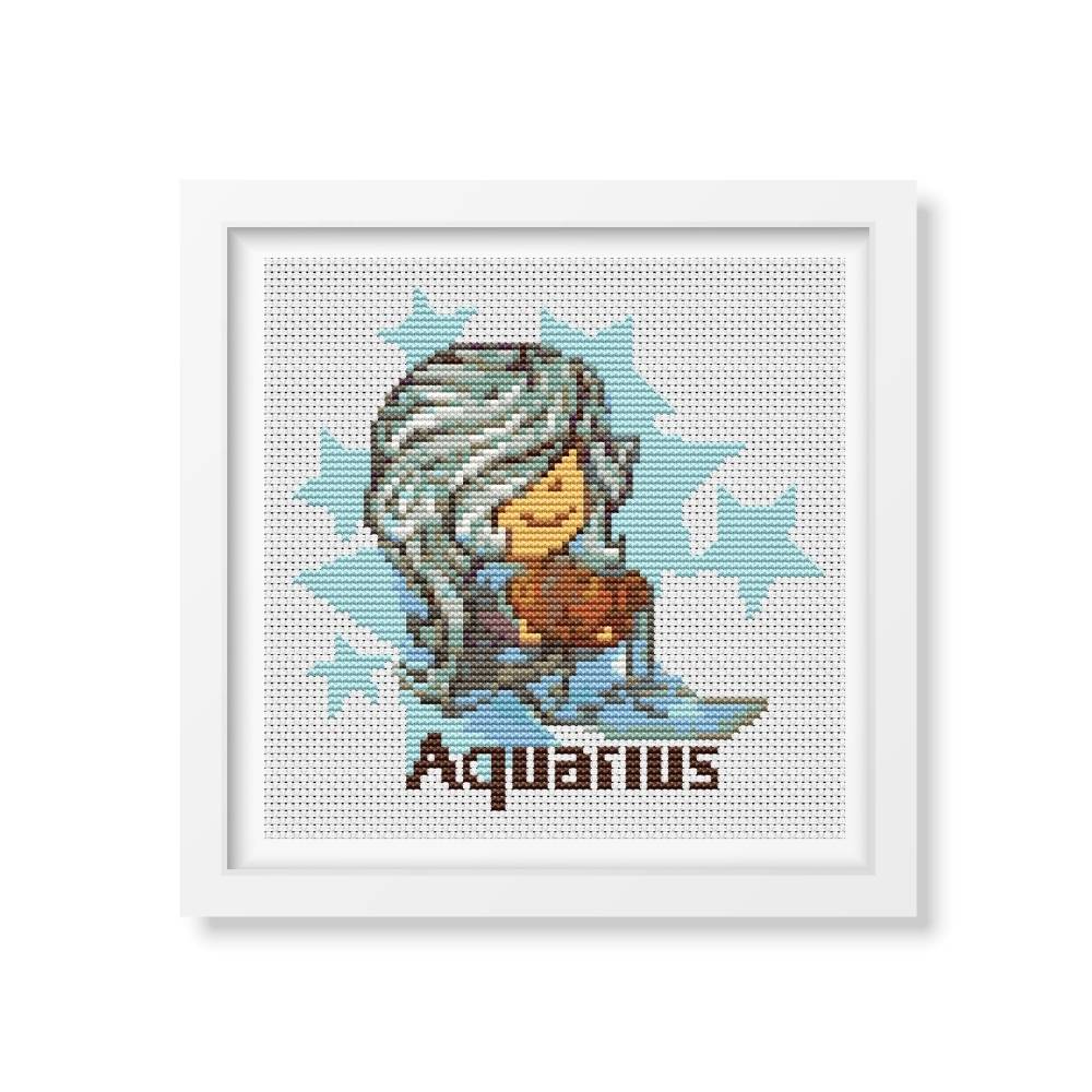 Aquarius Counted Cross Stitch Kit The Art of Stitch