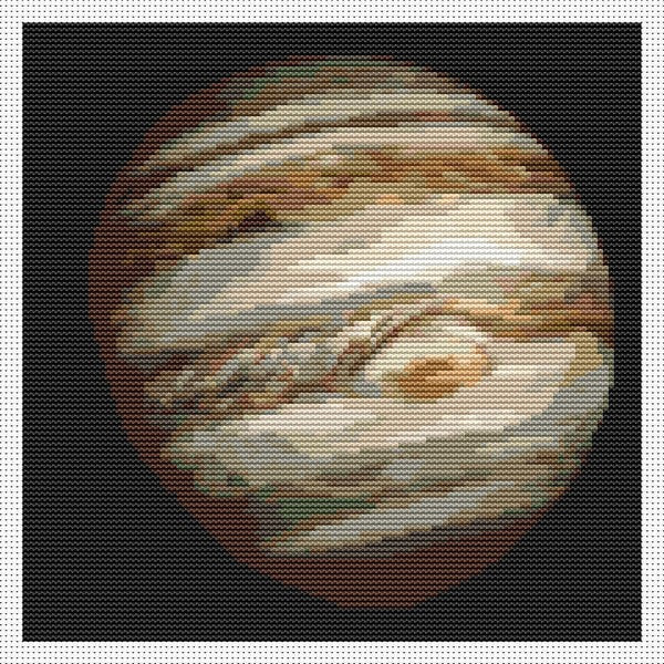 Jupiter Counted Cross Stitch Pattern The Art of Stitch