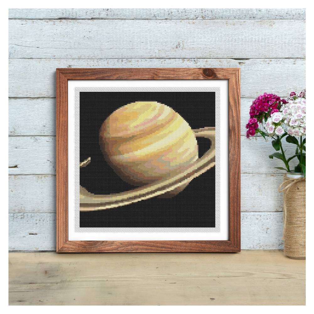 Saturn Counted Cross Stitch Pattern The Art of Stitch