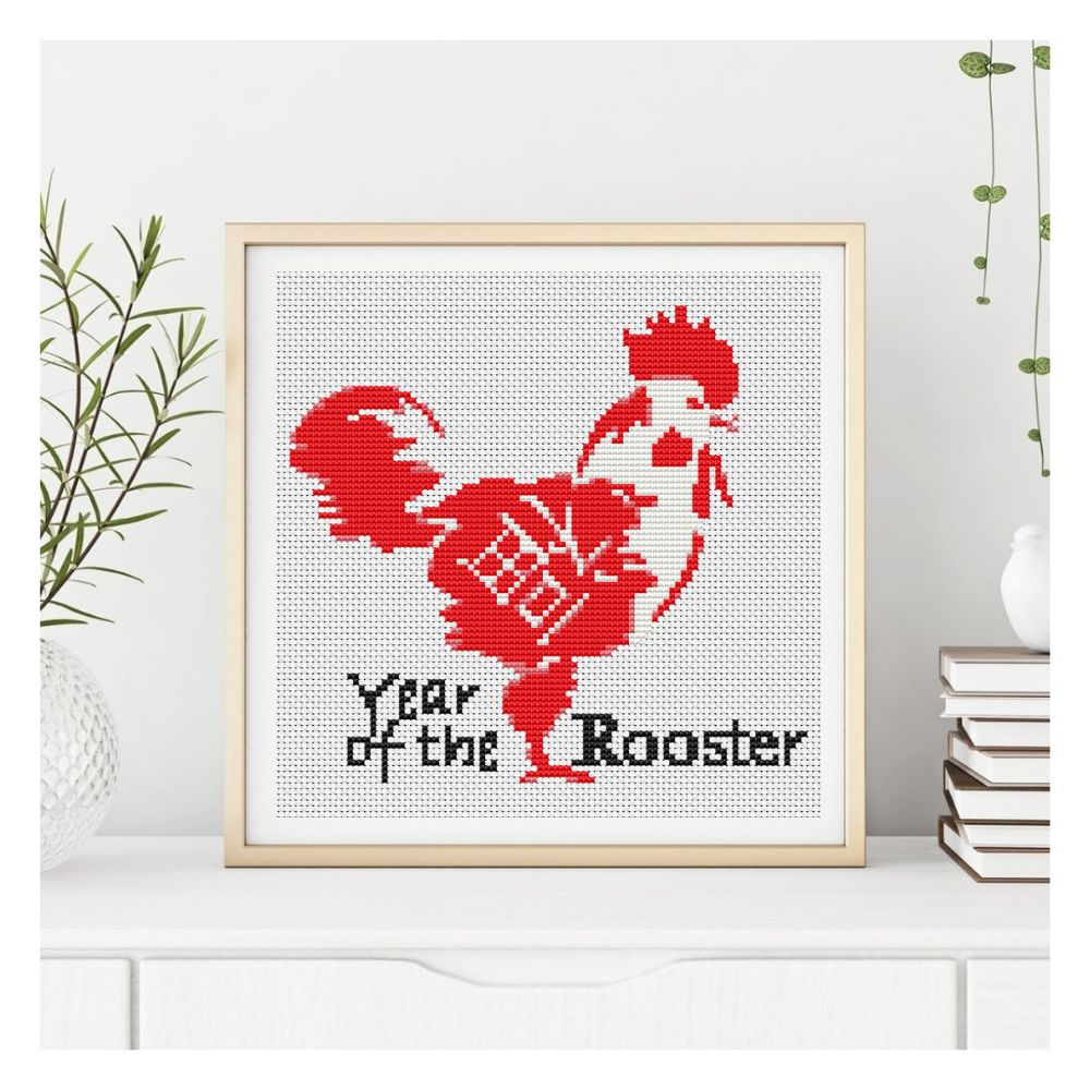 Year of the Rooster Counted Cross Stitch Pattern The Art of Stitch