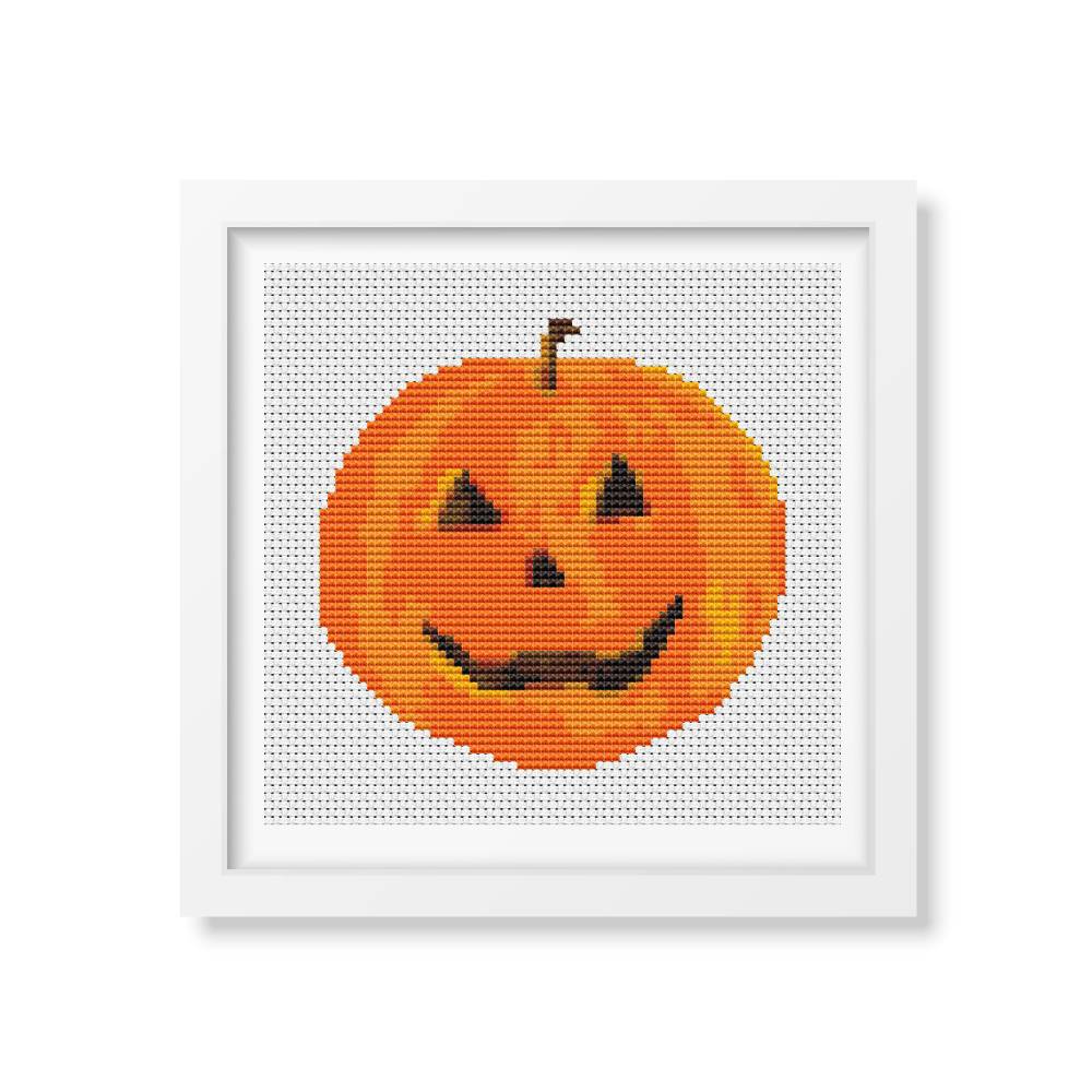 Mr Pumpkin Counted Cross Stitch Pattern The Art of Stitch