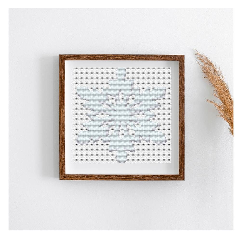 Snowflake Counted Cross Stitch Pattern The Art of Stitch