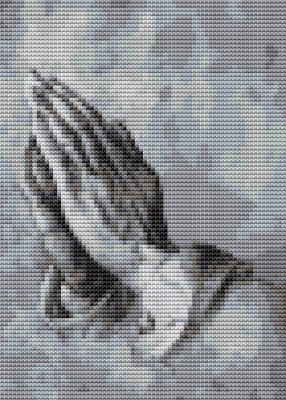 Praying Hands Mini Cross Stitch Kit by Albrecht Durer