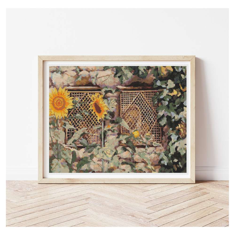 Behold He Standeth Behind Our Wall Counted Cross Stitch Kit James Tissot