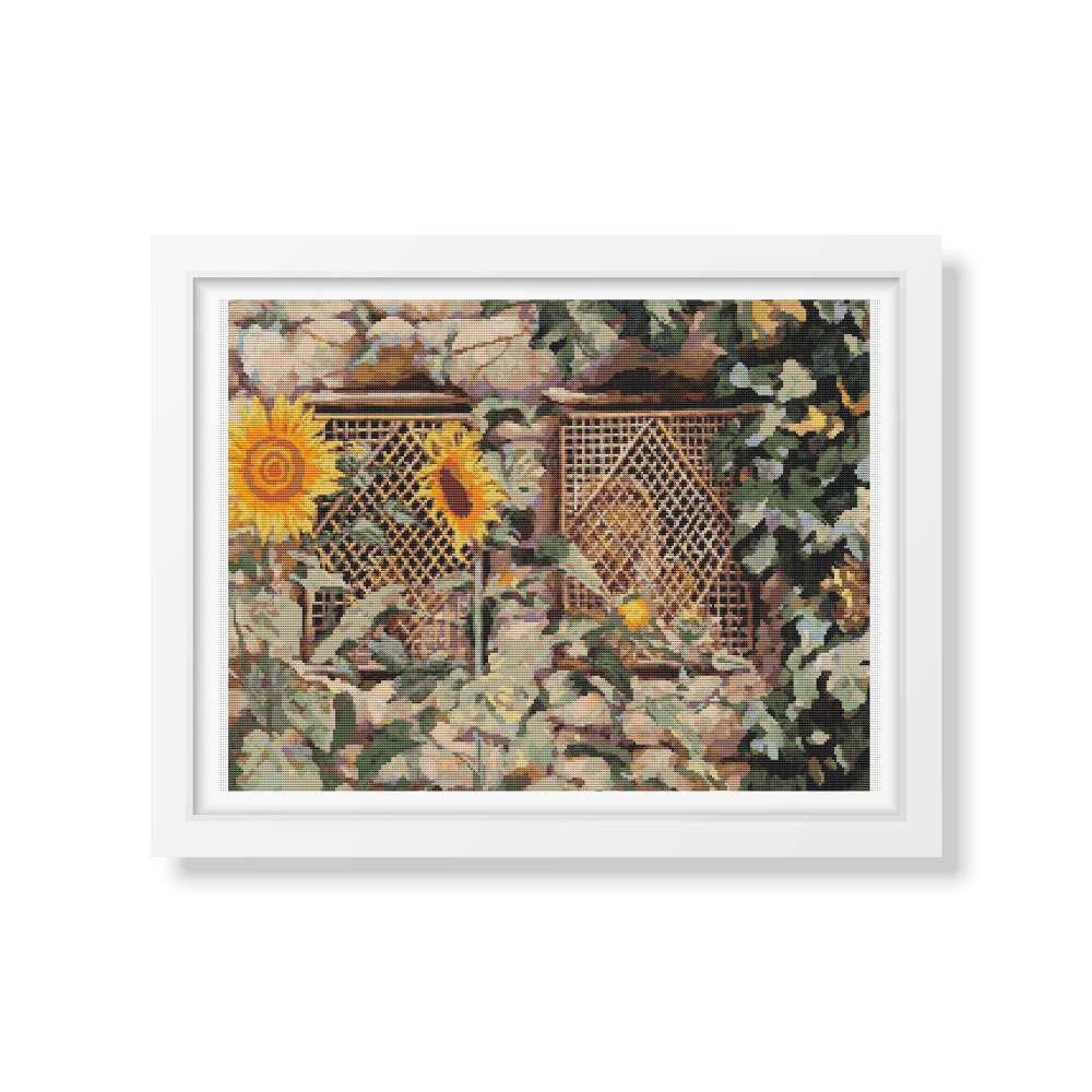 Behold He Standeth Behind Our Wall Counted Cross Stitch Pattern James Tissot