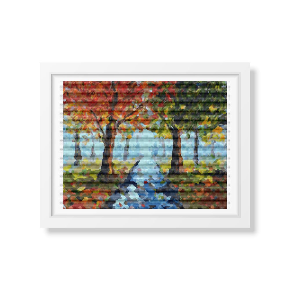 The Fall Counted Cross Stitch Pattern The Art of Stitch