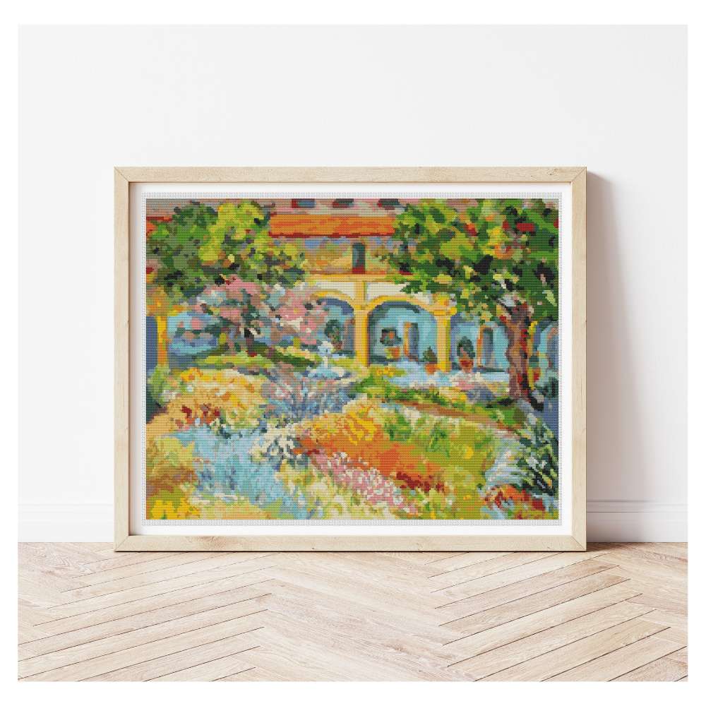 Provence Counted Cross Stitch Pattern Vincent Van Gogh